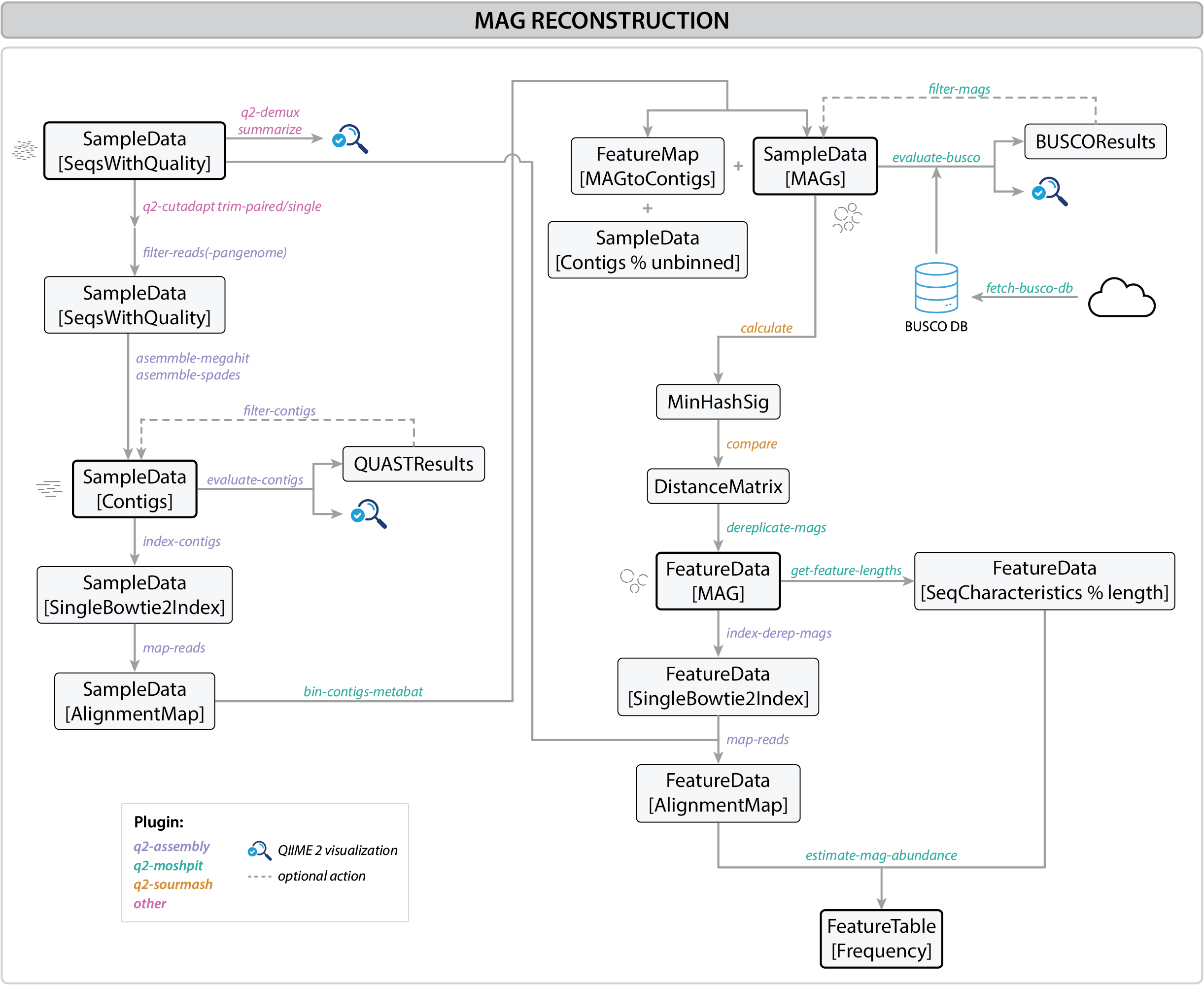 MAG reconstruction workflow